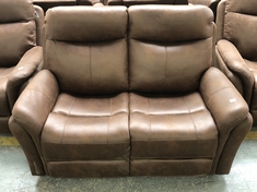 MONTE 2 SEATER POWER RECLINER IN FAUX SUEDE PINECONE - RRP £699