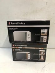 RUSSELL HOBBS SCANDI WHITE MICROWAVE - MODEL NO.: RHMD714-MN TO INCLUDE RUSSELL HOBBS 17L WHITE MICROWAVE - MODEL NO.: RHMM715