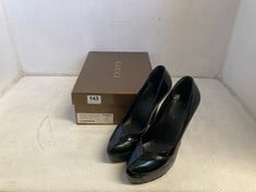 GUCCI VERNICE SOFT FLOYD WOMEN'S HEELS IN BLACK - SIZE 36