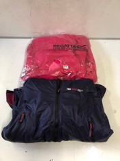 REGATTA ADULT WATERPROOF CHANGING ROBE - PINK SIZE L/XL TO INCLUDE TWO BARE FEET WATERPROOF CHANGING ROBE - NAVY SIZE L/XL