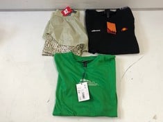 3 X ASSORTED ADULTS CLOTHING TO INCLUDE PUMA MARATHON 2-IN-1 WOVEN SHORT - SPRING MOSS SIZE M