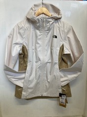 THE NORTH FACE WOMEN'S QUEST ZIP IN JACKET - WHITE DUNE / KHAKI SIZE M - RRP £145