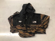 THE NORTH FACE NOVELTY FANORAK MEN'S JACKET - BLACK/CAMO SIZE M