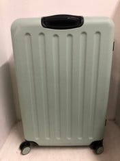 SET OF 3 HARD SHELL SUITCASES - MINT GREEN