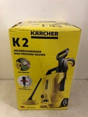 3 X KARCHER ASSORTED ITEMS TO INCLUDE KARCHER K2 POWER CONTROL HIGH-PRESSURE WASHER - YELLOW