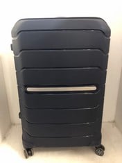 SAMSONITE LARGE HARD SHELL SUITCASE - MIDNIGHT BLUE