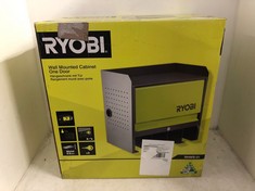 RYOBI WALL MOUNTED TOOL CABINET - ONE DOOR - RRP £120