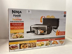 NINJA FOODI 3-IN-1 TOASTER / GRILL & PANINI PRESS - BLACK - RRP £150