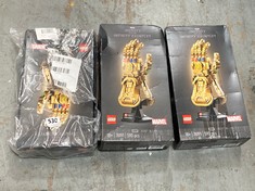 3 X LEGO 76191 MARVEL INFINITY GAUNTLET - TOTAL RRP £240