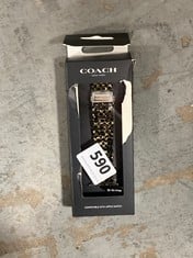 COACH 38/40/41MM APPLE WATCH LOGO STRAP