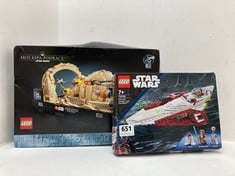 LEGO 75333 STAR WARS OBI-WAN KENOBI'S JEDI STARFIGHTER TO INCLUDE LEGO 75380 STAR WARS PHANTOM MENACE DIORAMA