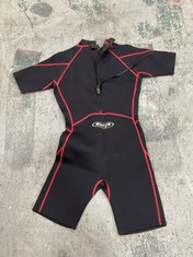 COMP WETSUIT IN BLACK / RED SIZE XL