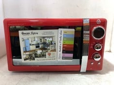 SWAN RETRO 20L 800W MICROWAVE RED