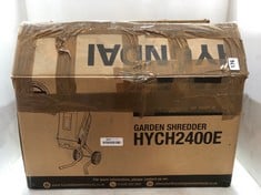 HYUNDAI 2400W 230V 45L ELECTRIC GARDEN SHREDDER HYCH2400E - RRP £139