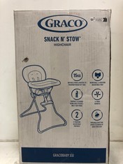 GRACO SNACK N' STOW HIGHCHAIR