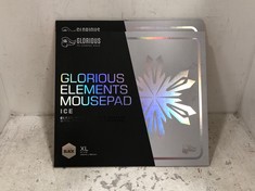 2 X GLORIOUS ELEMENTS MOUSEPAD ICE BLACK - SIZE XL