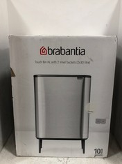 BRABANTIA TOUCH BIN HI WITH 2 INNER BUCKETS 2 X 30L