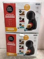 2 X DELONGHI NESCAFE DOLCE GUSTO PICCOLO XS COFFEE MACHINE