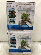 2 X MARINA 360 AQUARIUM KIT