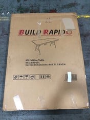 BUILD RAPID 6FT FOLDING TABLE