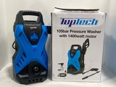 TOPTECH 105 BAR PRESSURE WASHER WITH 1400 WATT MOTOR 529771561