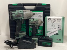 KIELDER 1/2" 18V LI-ION BRUSHLESS HIGH TORQUE IMPACT WRENCH - RRP £279 TO INCLUDE KIELDER ⅜" 18V LI-ION BRUSHLESS ULTRA COMPACT IMPACT WRENCH