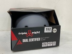 TRIPLE EIGHT DUAL CERTIFIED MULTI-SPORT HELMET - SIZE S/M