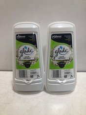 6 X GLADE GEL LILY OF THE VALLEY AIR FRESHENER 8 X 150G