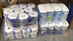 4 X ASSORTED REGINA THIRST POCKETS KITCHEN ROLL 4 X 3 ROLLS