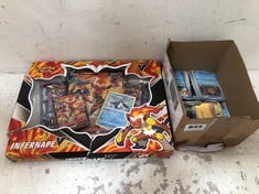 POKEMON TRADING CARD GAME INFERNAPE V BOX TO INCLUDE SMALL BOX OF POKEMON TRADING CARD GAME POKEMON CARDS