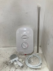 ISURE 9.5KW ELECTRIC SHOWER SYSTEM WHITE 29022