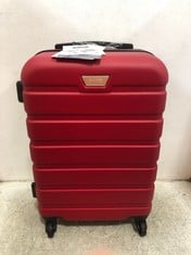 COOLIFE RED 4 WHEEL TRAVEL CASE