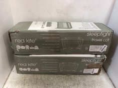 2 X RED KITE SLEEPTIGHT TRAVEL COT