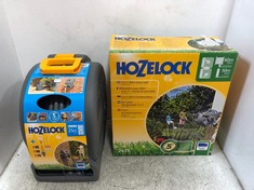 HOZELOCK WALL MOUNTED HOSE REEL WITH HOSE TO INCLUDE HOZELOCK HOSE CART WITH HOSE