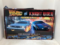 SCALEXTRIC BACK TO THE FUTURE VS KNIGHT RIDER RACE SET