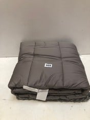 KIDS COTTON WEIGHTED BLANKET MICRO MINK COVER GREY