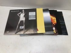 6 X ASSORTED VINYLS TO INCLUDE BILLIE EILISH DON'T SMILE AT ME VINYL