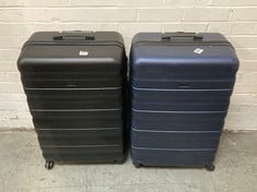 JOHN LEWIS ANY DAY 75CM SUITCASE IN NAVY TO INCLUDE ANY DAY 75CM SUITCASE IN BLACK - RRP £130