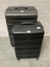 JOHN LEWIS ANY DAY 65CM SUITCASE IN BLACK TO INCLUDE ANY DAY 75CM SUITCASE IN BLACK - RRP £120