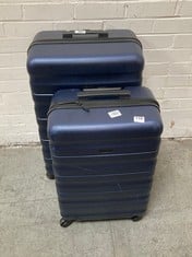 JOHN LEWIS ANY DAY 65CM SUITCASE IN BLUE TO INCLUDE ANY DAY 75CM SUITCASE IN BLUE - RRP £120