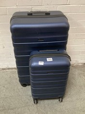 JOHN LEWIS ANY DAY 55 CM SUITCASE IN BLUE TO INCLUDE ANY DAY 75CM SUITCASE IN BLUE - RRP £110