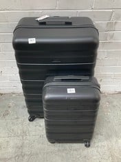 JOHN LEWIS ANY DAY 55CM SUITCASE IN BLACK TO INCLUDE JOHN LEWIS ANY DAY 65CM SUITCASE IN BLACK