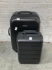 JOHN LEWIS ANY DAY 55CM SUITCASE IN BLACK TO INCLUDE JOHN LEWIS 65CM SUITCASE IN BLACK