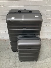 JOHN LEWIS ANY DAY 55CM SUITCASE IN BLACK TO INCLUDE JOHN LEWIS 75CM SUITCASE IN BLACK