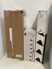 5 X ASSORTED JOHN LEWIS LAMPS TO INCLUDE LOGAN 6 LIGHT SPOTLIGHT BAR IN SATIN GREY FINISH