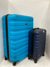 JOHN LEWIS ANY DAY 65CM SUITCASE TO INCLUDE ANY DAY 75CM SUITCASE IN BLUE