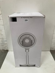 JOHN LEWIS 10" PEDESTAL FAN IN WHITE