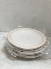 8 X STONE THE CROWS LARGE PLATE - DIAMETER 24CMS - TOTAL RRP £152