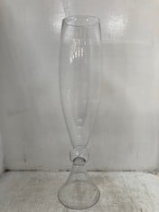 4 X STONE THE CROWS GIANT GOBLET VASE - HEIGHT 70 CMS - TOTAL RRP £160