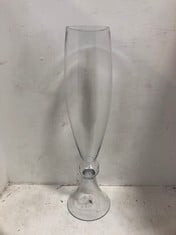 2X STONE THE CROWS GIANT GOBLET VASE - HEIGHT 70 CMS - TOTAL RRP £80